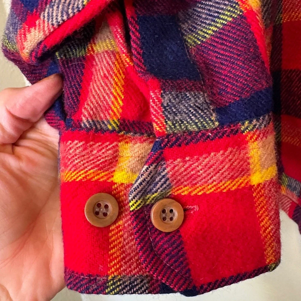 Woodland | VTG 70's Retro Plaid Lumberjack Workwear Cozy Unisex Flannel Jacket